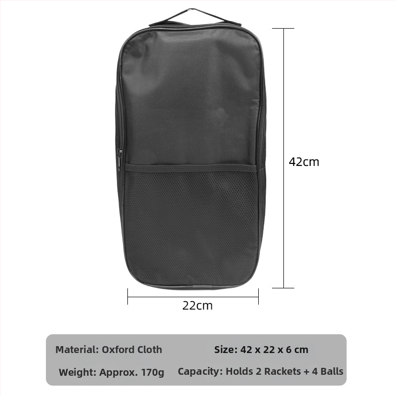 Gale Pickleball raketės krepšys — tinklinis audinys, 220 g, logotipo pritaikymas, tinkamas badmintonui, tenisui ir stalo tenisui