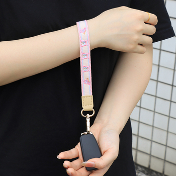 Rokām darināts atslēgu piekariņš maisam, basketbola raksts, poliesters, vienkāršs stils, pavasaris 2025