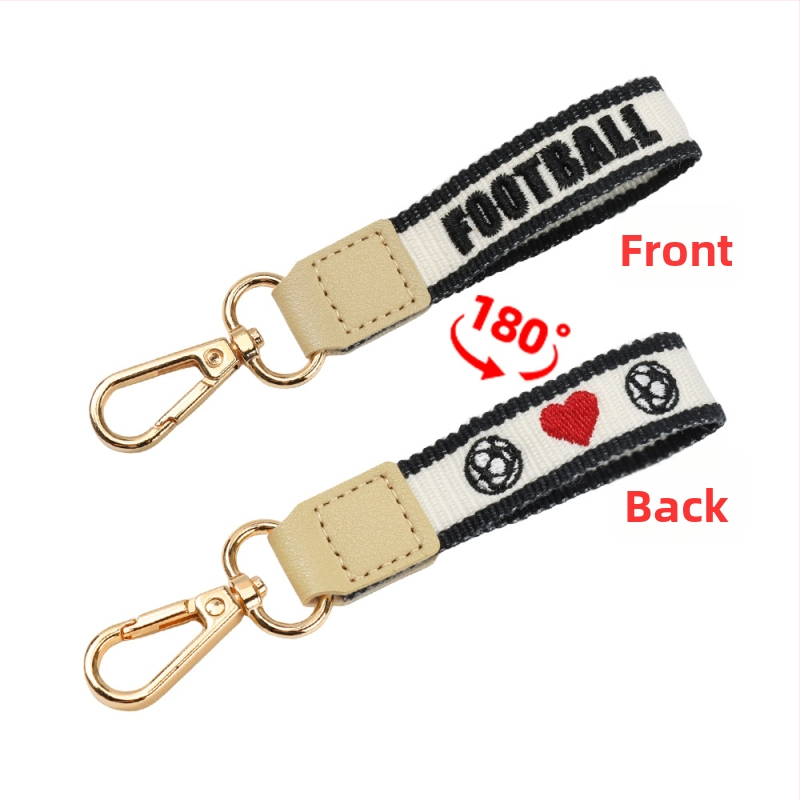 Rokām darināts atslēgu piekariņš maisam, basketbola raksts, poliesters, vienkāršs stils, pavasaris 2025