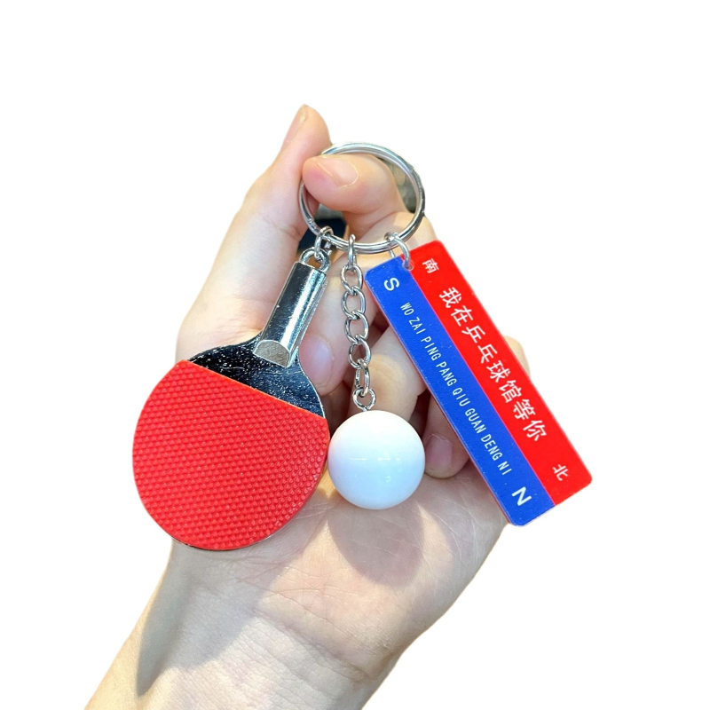 Μίνι μεταλλικός κλειδοθήκη για πινγκ-πονγκ, μοντέρνο καλλιτεχνικό στυλ