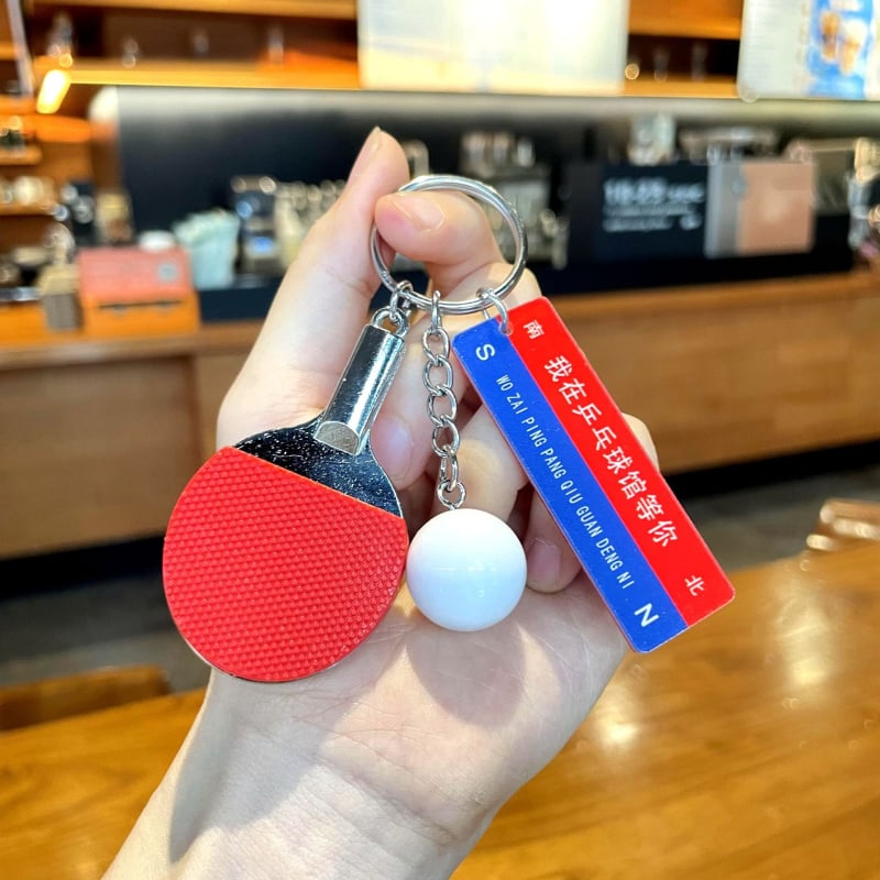 Μίνι μεταλλικός κλειδοθήκη για πινγκ-πονγκ, μοντέρνο καλλιτεχνικό στυλ