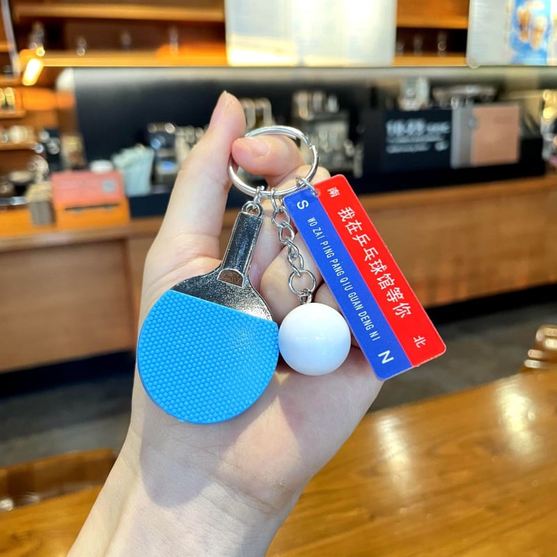 Μίνι μεταλλικός κλειδοθήκη για πινγκ-πονγκ, μοντέρνο καλλιτεχνικό στυλ