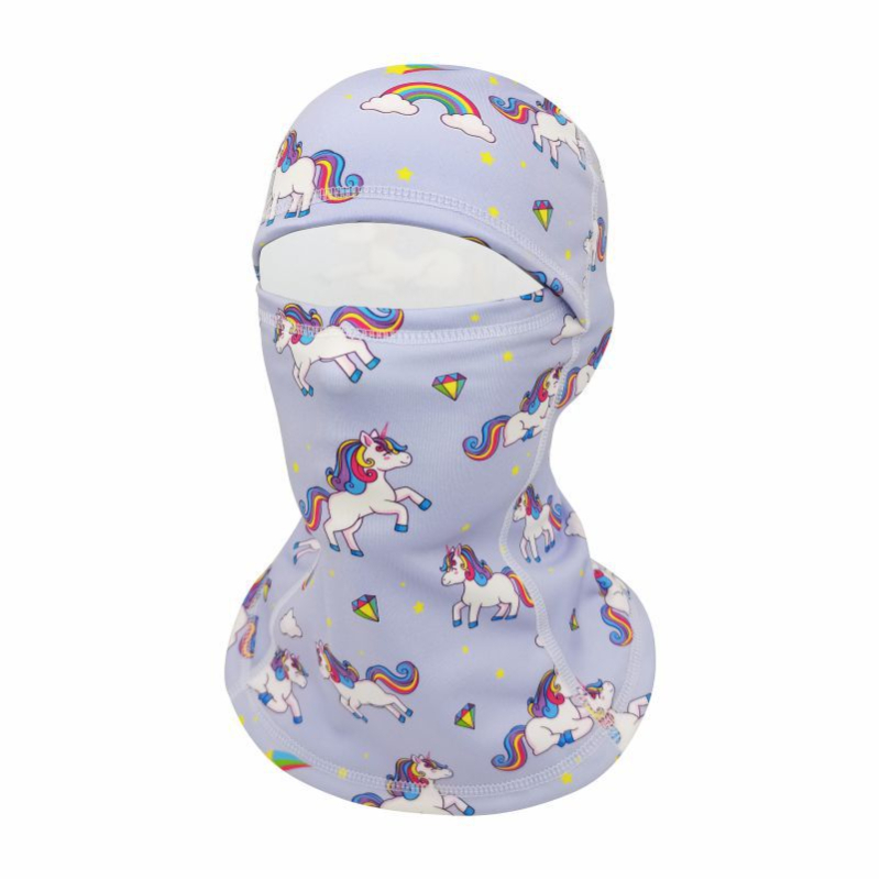 Dječja maska za skijanje s fleec podstavom, vjetrootpornu zaštitu lica i kapuljaču za vanjske sportove