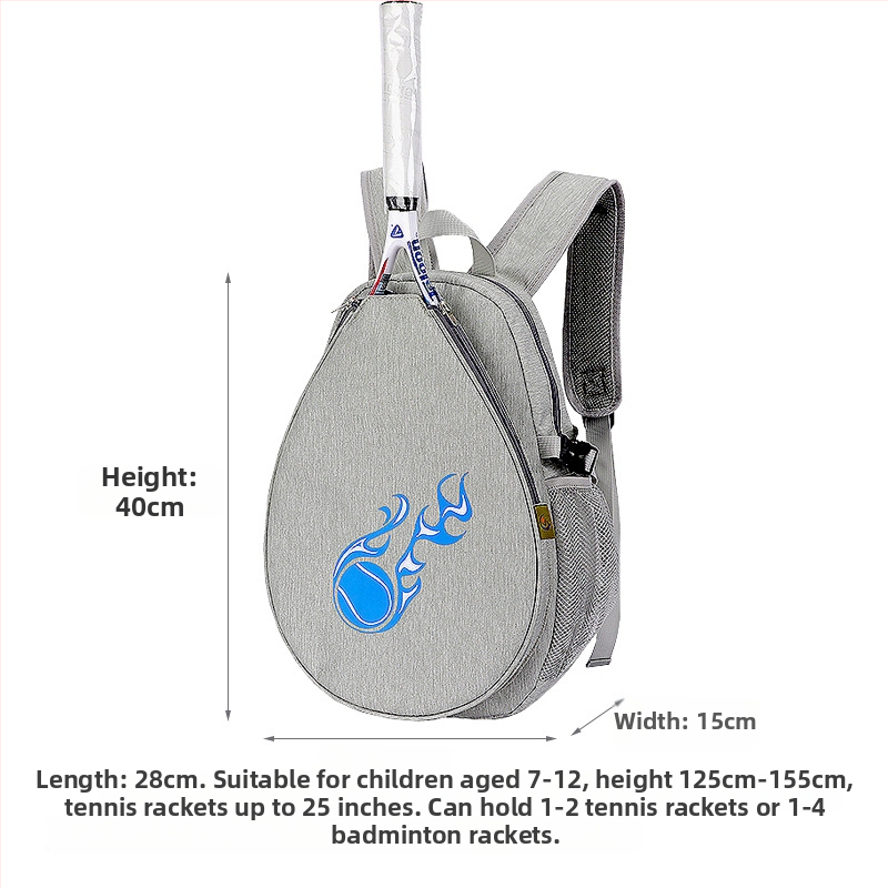 WPOLE Detská taška na badminton/tenis – Oxford látka, prispôsobenie na objednávku, licenčná súkromná značka