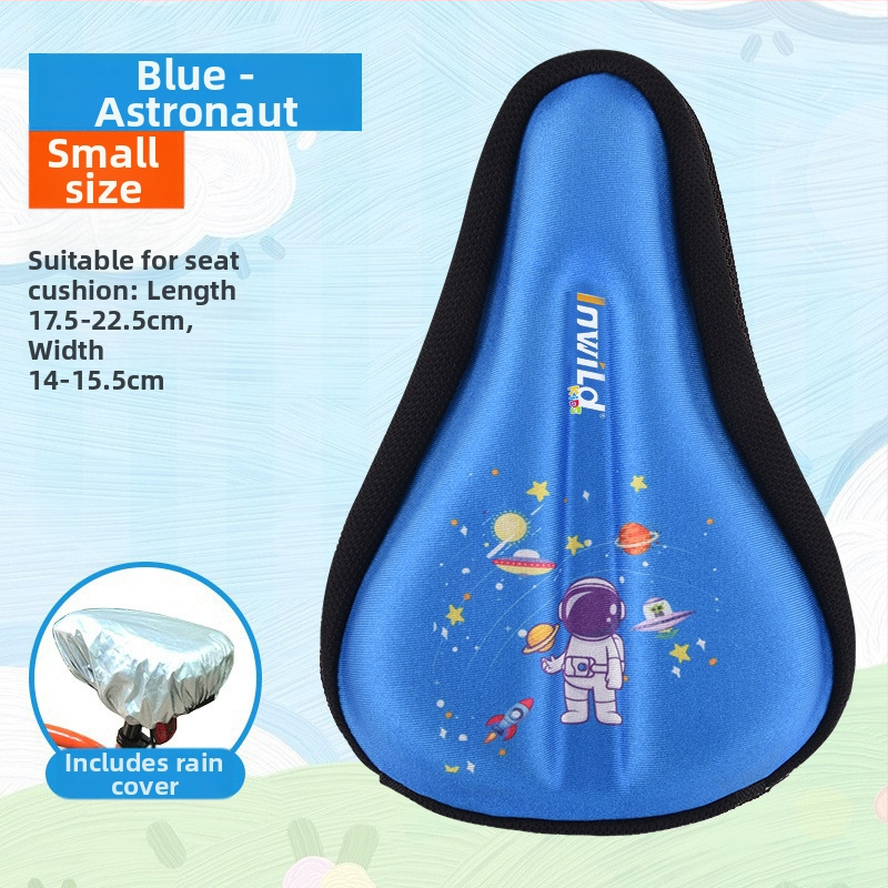 Inwild Laste jalgratta sadula kate – paksenenud, pehme silikoonist padja koos vahtu ja polüestriga, sobib jalgratastele ja lastevankritele