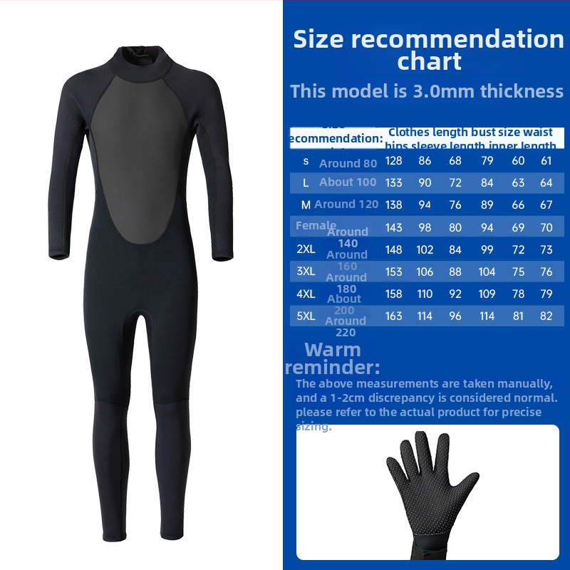 Deer universāls 1gab wetsuit – Neoprēna N audums, izturīgs pret nolietošanos, niršana, vasara–rudens, pieaugušie, pielāgošana pieejama