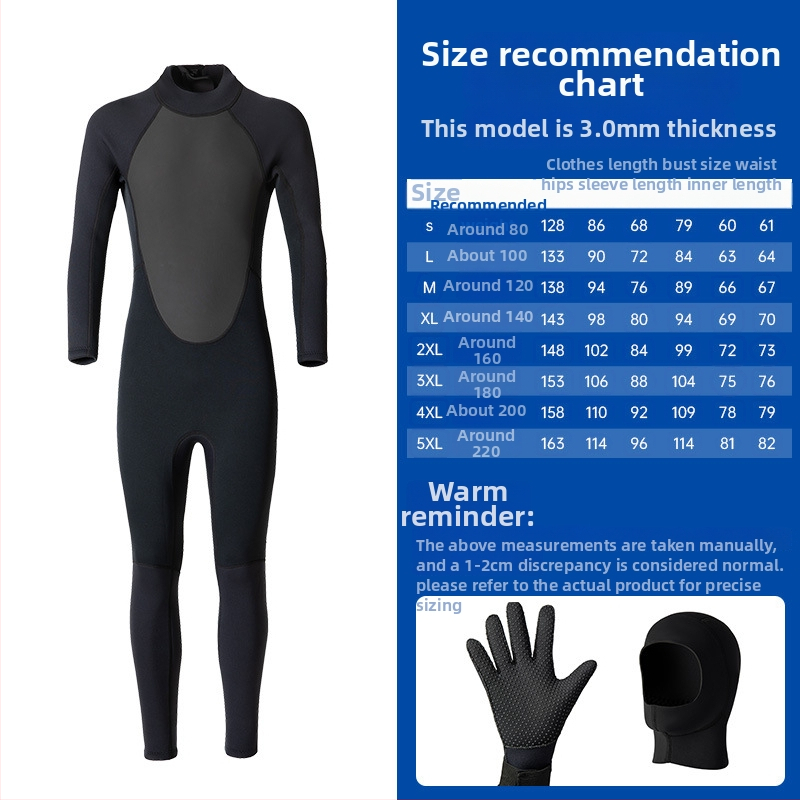 Deer universāls 1gab wetsuit – Neoprēna N audums, izturīgs pret nolietošanos, niršana, vasara–rudens, pieaugušie, pielāgošana pieejama