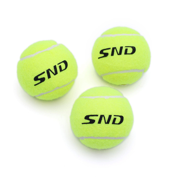 Treniņiem tenisa bumba, augsta elastība, gumijas konstrukcija, piemērota jauniešu apmācībai un amatieru sacensībām; piemērota galda tenisam un citiem bumbu sportiem; bez logotipa