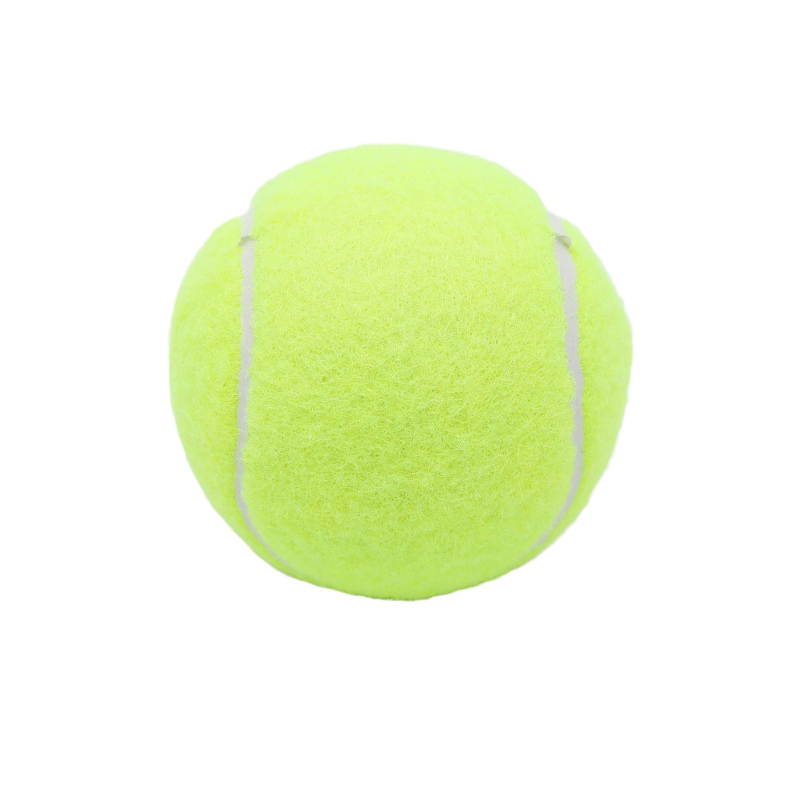 Treniņiem tenisa bumba, augsta elastība, gumijas konstrukcija, piemērota jauniešu apmācībai un amatieru sacensībām; piemērota galda tenisam un citiem bumbu sportiem; bez logotipa