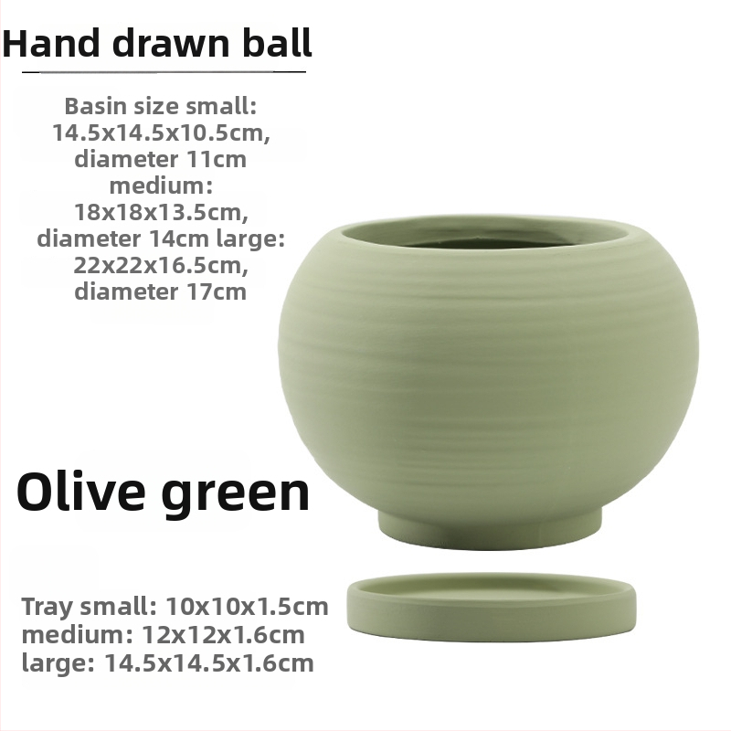 Keraminė gėlių vaza, kvėpuojanti, tvirta, korozijai atspari, Šiaurės stiliaus, tinkama stalui ar grindims