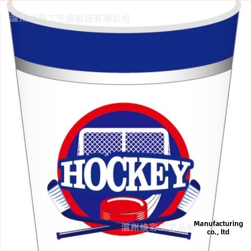 Papīra galda piederumu komplekts bērnu ballītei — 8 personām, 4 daļu komplekts: šķīvji, salvetes, krūzes