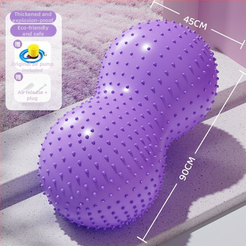 Bērnu sensoriskās apmācības bumba bērniem, mandeles formas - ABS materiāls, nevar uzpūst, viļņaina bumba