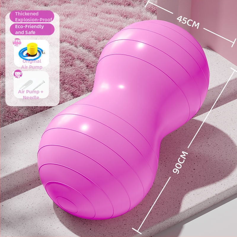 Bērnu sensoriskās apmācības bumba bērniem, mandeles formas - ABS materiāls, nevar uzpūst, viļņaina bumba