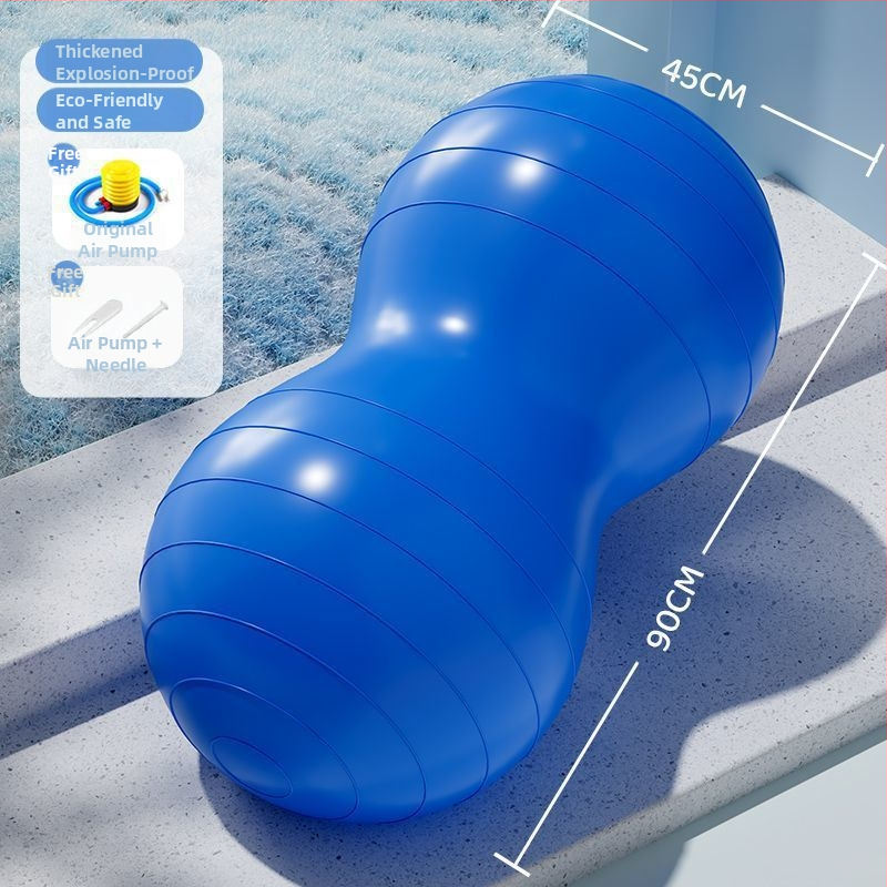 Bērnu sensoriskās apmācības bumba bērniem, mandeles formas - ABS materiāls, nevar uzpūst, viļņaina bumba