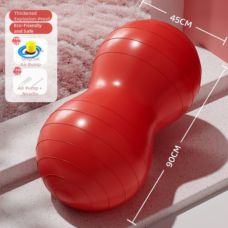 Bērnu sensoriskās apmācības bumba bērniem, mandeles formas - ABS materiāls, nevar uzpūst, viļņaina bumba