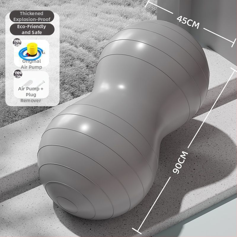 Bērnu sensoriskās apmācības bumba bērniem, mandeles formas - ABS materiāls, nevar uzpūst, viļņaina bumba