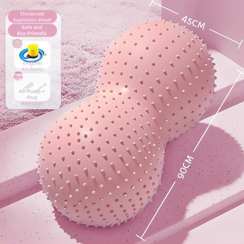 Bērnu sensoriskās apmācības bumba bērniem, mandeles formas - ABS materiāls, nevar uzpūst, viļņaina bumba