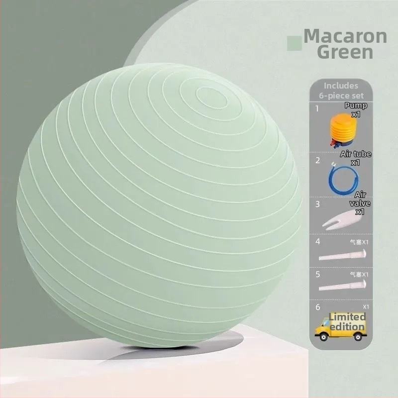 Joga bumba PVC, Wu Hangbin zīmols, svars 0.8 kg, piemērota fitnesam un veselības masāžai