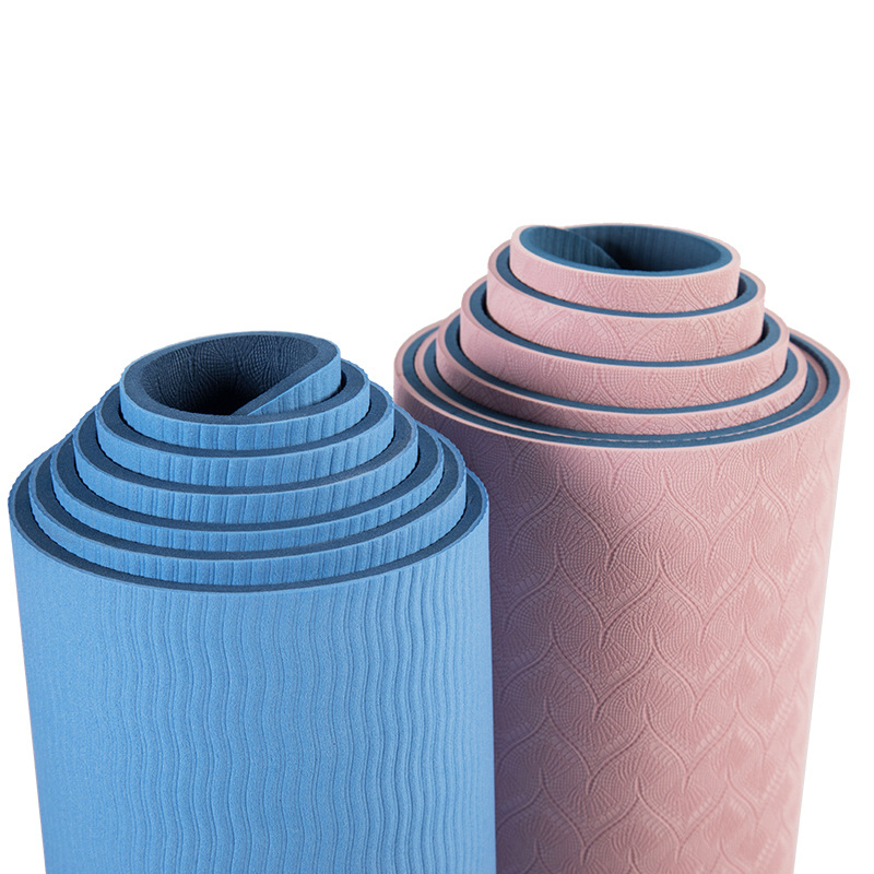 Joga podloga od TPE, debljina 8 mm, težina 1010 g, prilagodljiva, pogodna za fitness opremu