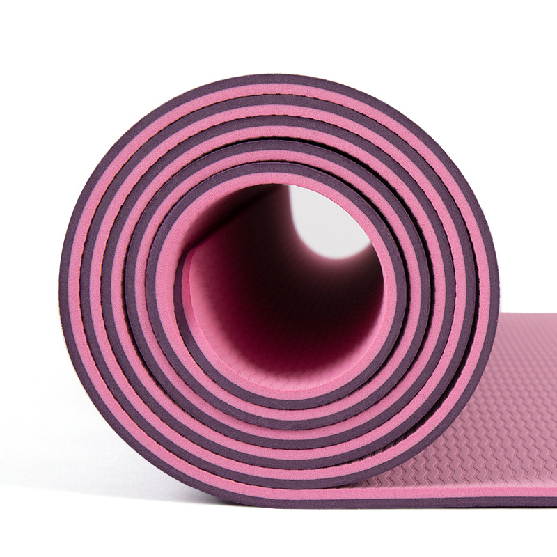 Joga podloga od TPE, debljina 8 mm, težina 1010 g, prilagodljiva, pogodna za fitness opremu