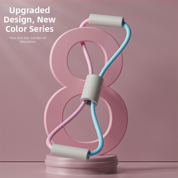 Kang Zhe Vilcējs – TPR materiāls, 8‑vārdu vilkšana, Atvērti pleci, Skaista mugura, Fitnesa aprīkojums