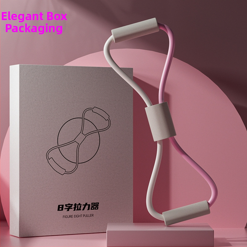 Kang Zhe Vilcējs – TPR materiāls, 8‑vārdu vilkšana, Atvērti pleci, Skaista mugura, Fitnesa aprīkojums