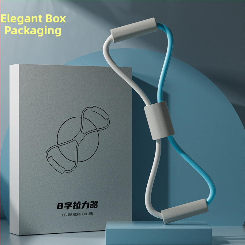 Kang Zhe Vilcējs – TPR materiāls, 8‑vārdu vilkšana, Atvērti pleci, Skaista mugura, Fitnesa aprīkojums