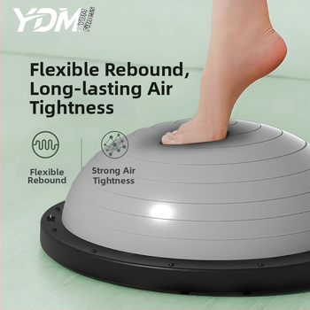 Wave Speed Ball puslīkta līdzsvara jogas bumba – piepumpējama, 400 g, TPES materiāls, ar masāžas punktiem