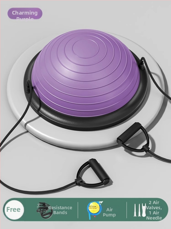 Wave Speed Ball puslīkta līdzsvara jogas bumba – piepumpējama, 400 g, TPES materiāls, ar masāžas punktiem