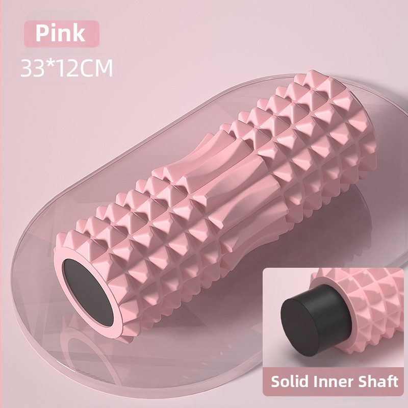 Ciets putu rulītis ar izciļņiem, muguras masāžas rullis, jogas aprīkojums, XINJIFU zīmols, iekšējā PVC caurule, ārējais EVA slānis