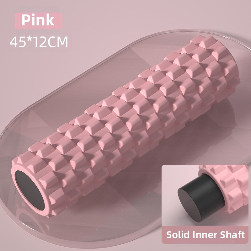 Ciets putu rulītis ar izciļņiem, muguras masāžas rullis, jogas aprīkojums, XINJIFU zīmols, iekšējā PVC caurule, ārējais EVA slānis