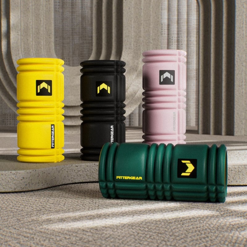 Putu rulonis muskuļu atslābināšanai un teļu masāžai, Kāju rulītis, Jogas kolonna, Fitnesa masāžas iekārta — Materiāls: Silk Flower; Zīmols: Other