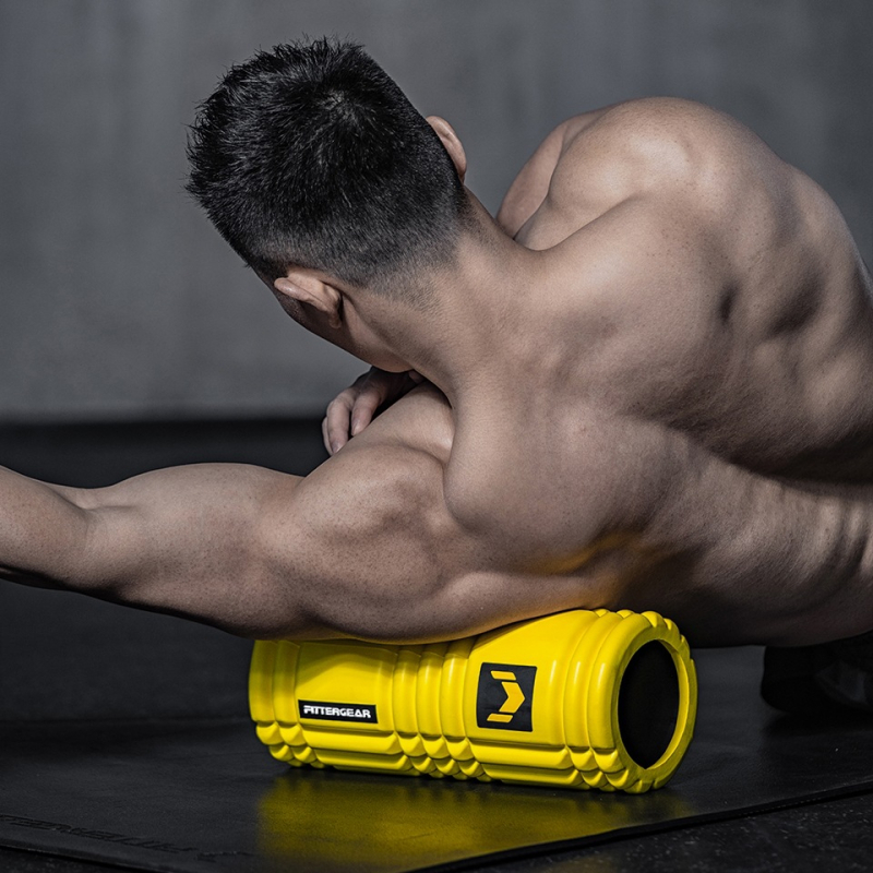 Putu rulonis muskuļu atslābināšanai un teļu masāžai, Kāju rulītis, Jogas kolonna, Fitnesa masāžas iekārta — Materiāls: Silk Flower; Zīmols: Other