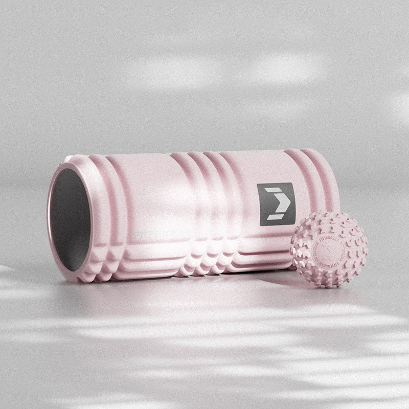 Putu rulonis muskuļu atslābināšanai un teļu masāžai, Kāju rulītis, Jogas kolonna, Fitnesa masāžas iekārta — Materiāls: Silk Flower; Zīmols: Other