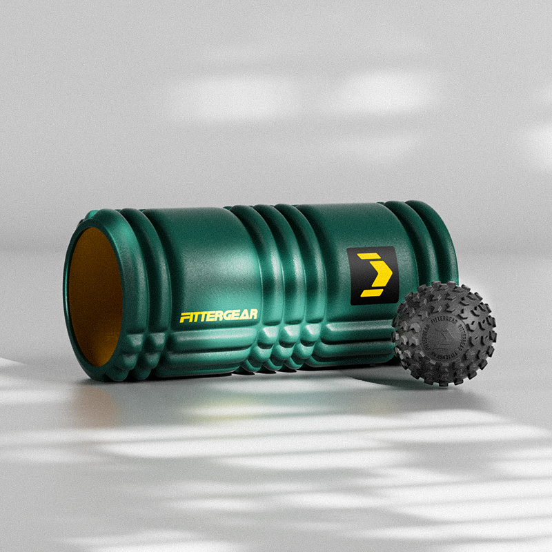 Putu rulonis muskuļu atslābināšanai un teļu masāžai, Kāju rulītis, Jogas kolonna, Fitnesa masāžas iekārta — Materiāls: Silk Flower; Zīmols: Other