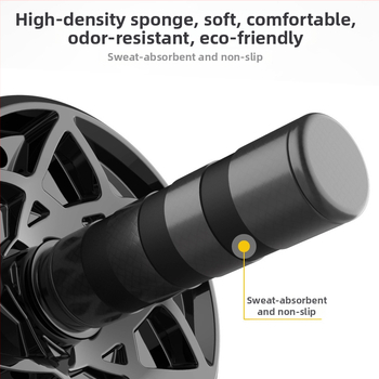 Vēdera rullis, saliekams, 0,6 kg, Modelis 2019-07-D01, piemērots birojam, ārpus telpām un mājās