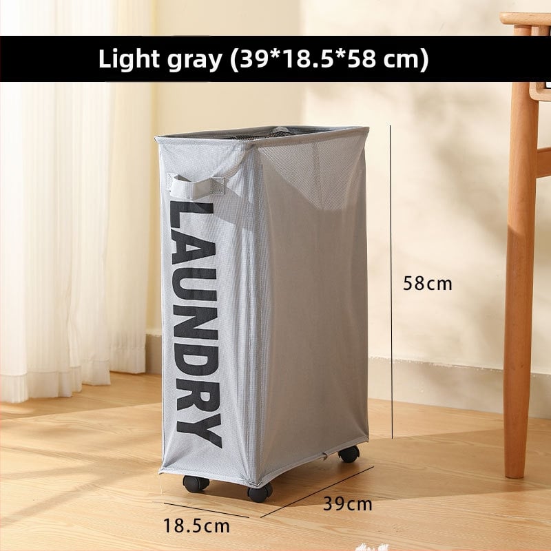 Naguan riteņiem paredzēts uzglabāšanas grozs sporta aprīkojumam un jogas matām — Oxford auduma organizators, vidēja un lielā izmēra, mūsdienīgs minimālisma dizains