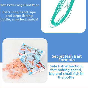 Детска риболовна бутилка за открито, пластмасова, Pro-built, PET