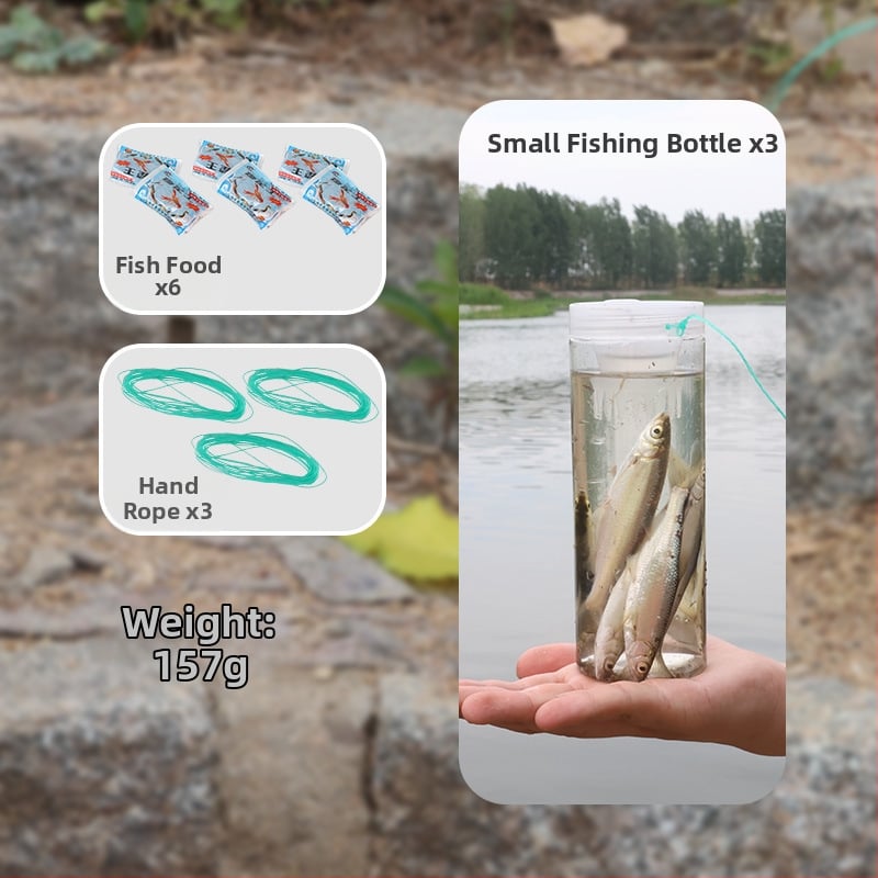 Детска риболовна бутилка за открито, пластмасова, Pro-built, PET