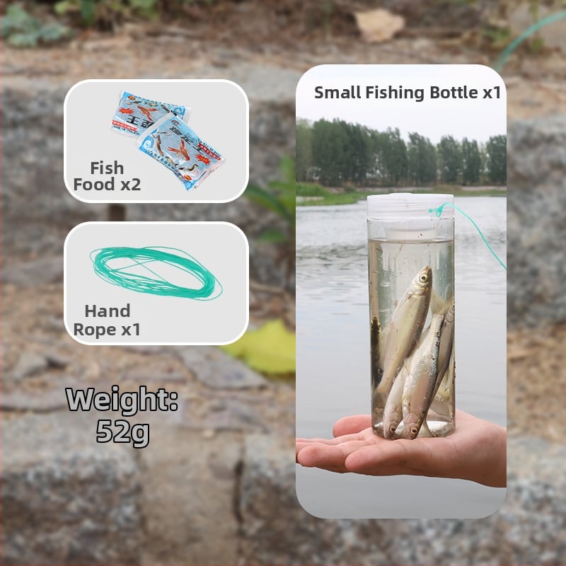 Детска риболовна бутилка за открито, пластмасова, Pro-built, PET