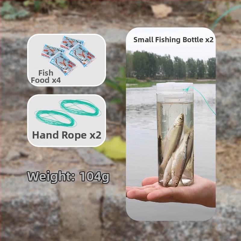 Детска риболовна бутилка за открито, пластмасова, Pro-built, PET