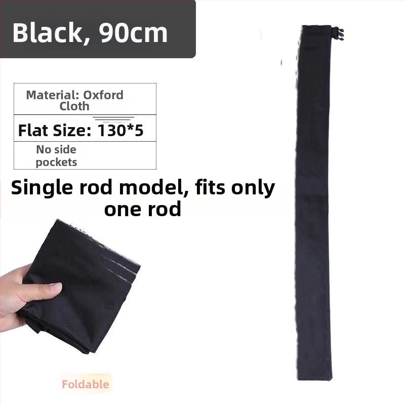 Makšķerēšanas nūju un aprīkojuma soma (audums; liela ietilpība; nav ūdensnecaurlaidīga)