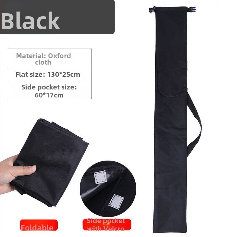 Makšķerēšanas nūju un aprīkojuma soma (audums; liela ietilpība; nav ūdensnecaurlaidīga)