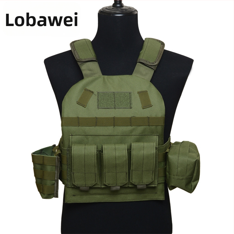 Bērnu taktiskā veste — viegla, kamuflāžas raksts, elpojoša, ūdensnecaurlaidīga