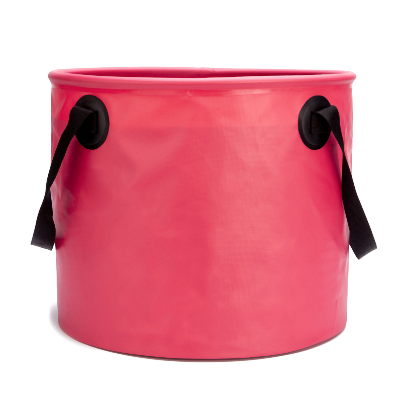 Vanjski sklopivi kantu za vodu – 500D PVC mrežasta tkanina, vodootporna, kapacitet 9–30 L, prilagođeni logo