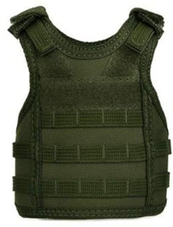 Τακτικό Μίνι MOLLE γιλέκο για ποτά – Νάιλον εξωτερικός φορέας φιαλών, ρυθμιζόμενο, για ενήλικες