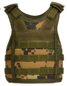Τακτικό Μίνι MOLLE γιλέκο για ποτά – Νάιλον εξωτερικός φορέας φιαλών, ρυθμιζόμενο, για ενήλικες