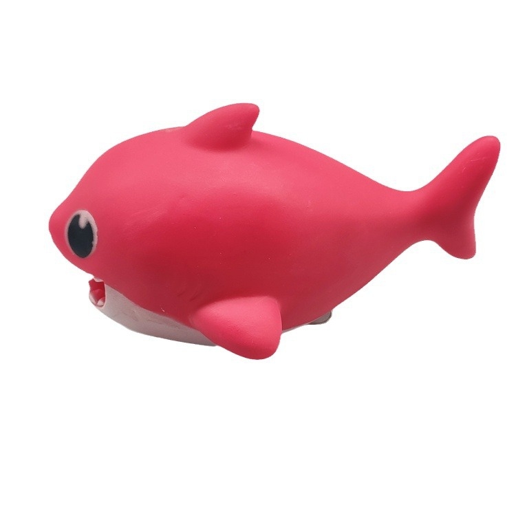 Плаващ пате за риболов – DIY аксесоари за закопчаване на риба, карикатурен флоат с форма на акула (Марка: Stream fishing gear; Материал: винил)