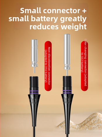 Риболовен поплавък Crown mark с LED осветление, вертикален дрейф, електронен, наноматериал, дневен и нощен режим, супер лек