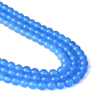 Crystal Jewelry 7A prirodne agatne perle, okrugle perle, DIY poluproizvodi za narukvicu